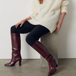 knee high boots mango